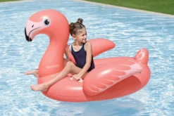 Bestway oppustelig flamingo ø138x107cm
