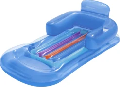 Bestway oppustelig loungestol blå 161x84cm