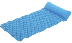 Bestway oppustelig luftmadras bølget blå 213x86cm