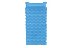Bestway oppustelig luftmadras bølget blå 213x86cm