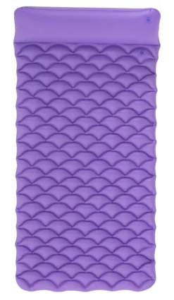 Bestway oppustelig luftmadras bølget lilla 213x86cm