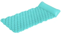 Bestway oppustelig luftmadras bølget turkis 213x86cm