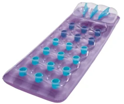 Bestway oppustelig luftmadras lilla 188x71cm