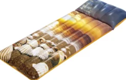 Bestway oppustelig luftmadras solnedgang grå 183x71cm