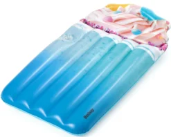 Bestway oppustelig luftmadras milkshake 185x99cm