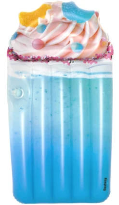 Bestway oppustelig luftmadras milkshake 185x99cm