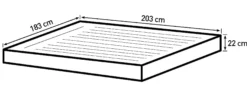 Bestway Pavillo kingsize 203x183x22cm