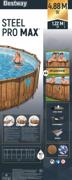Bestway Steel Pro MAX 488x122cm