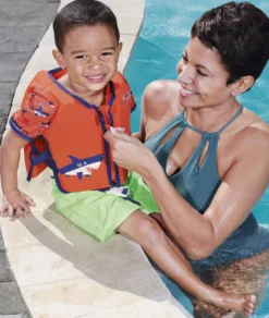 Bestway Swim Safe haj med ærmer 3-6 år