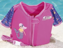 Bestway Swim Safe havfrue med ærmer 3-6 år