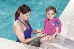 Bestway Swim Safe havfrue med ærmer 3-6 år