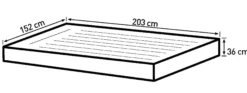 Bestway Tritech queensize 203x152x36cm