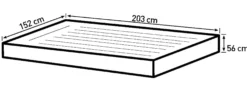 Bestway Tritech queensize 203x152x56cm