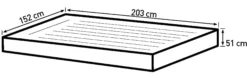 Bestway tritech queensize 203x152x51cm