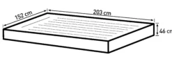 Bestway tritech queensize 203x152x46cm