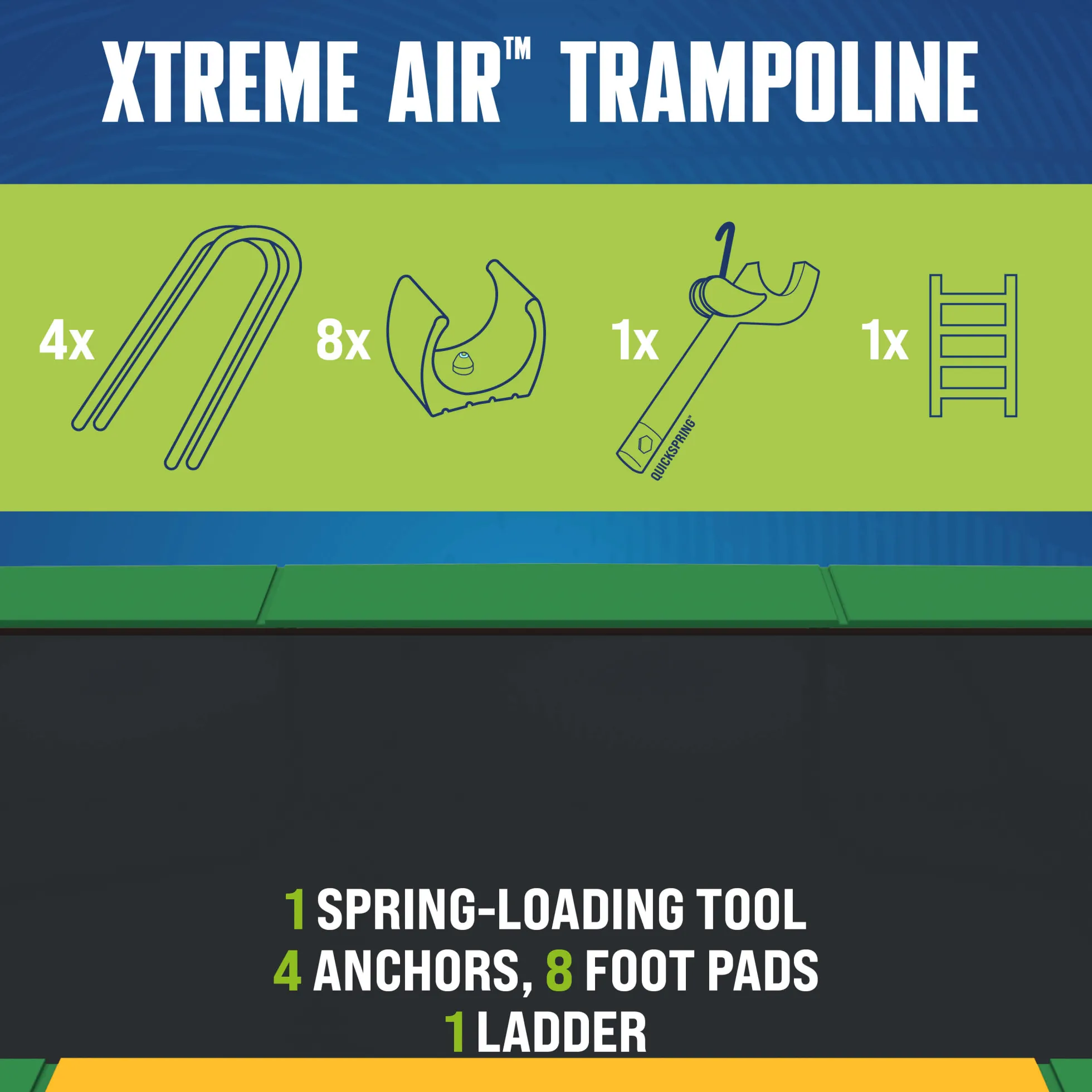 Bestway Xtreme Air trampolin 457x274x283cm