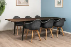 Calvia 270x95x75cm eg smoked/smoked