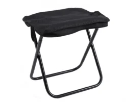 Campingtaburet sort