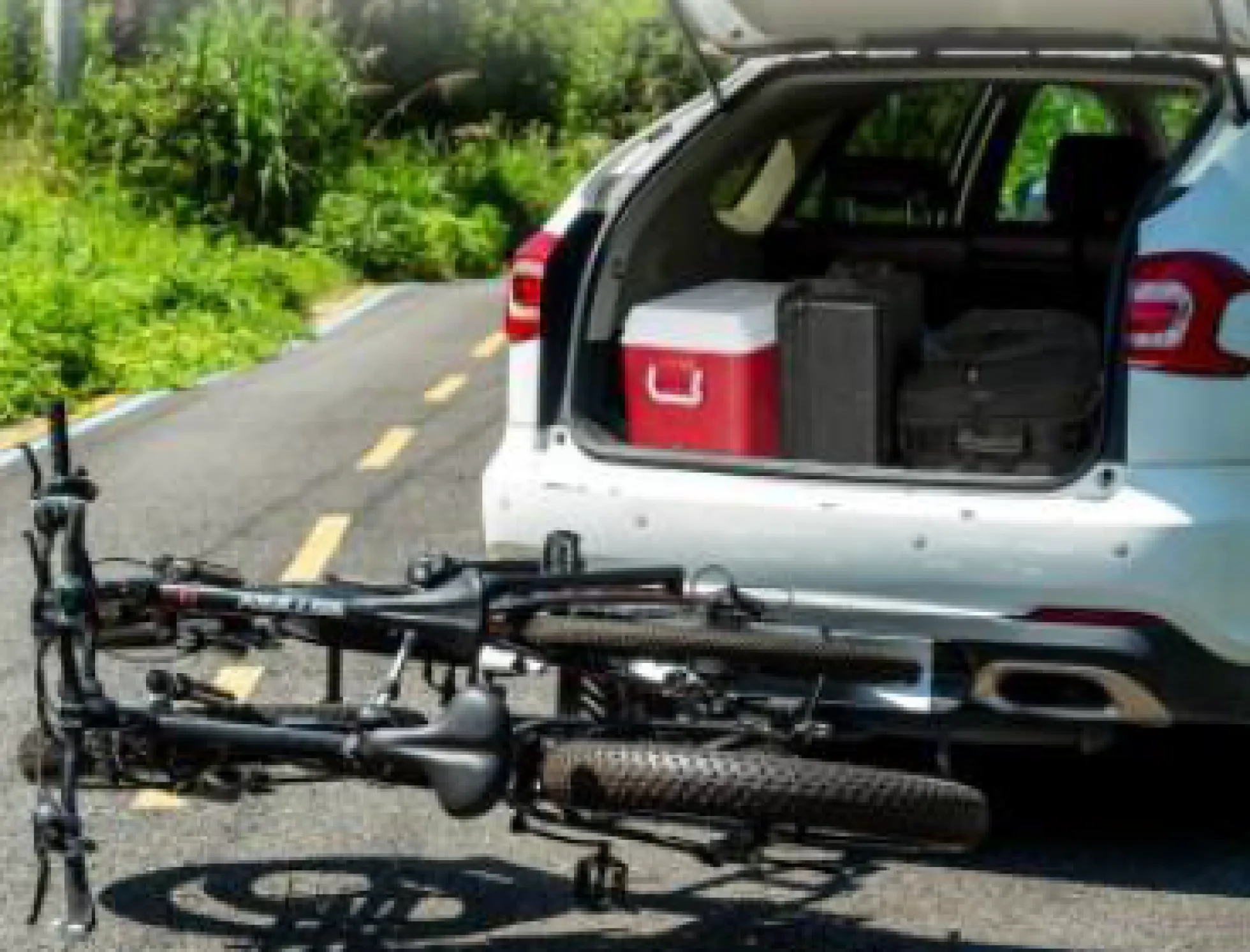 Cykelholder foldbar til 2 elcykler