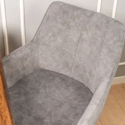 Dagmar med drejefunktion plys grå