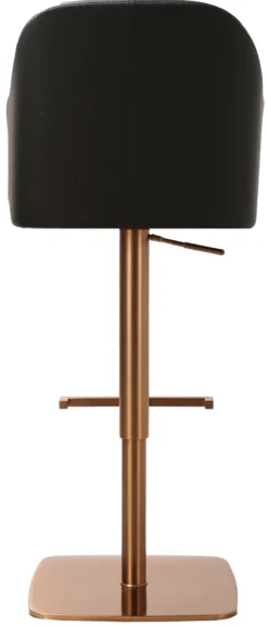 Dicte kunstlæder sort/rosegold