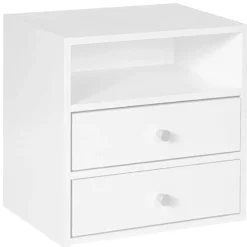 Drammen væghængt hvid 35,4x35,4x25cm