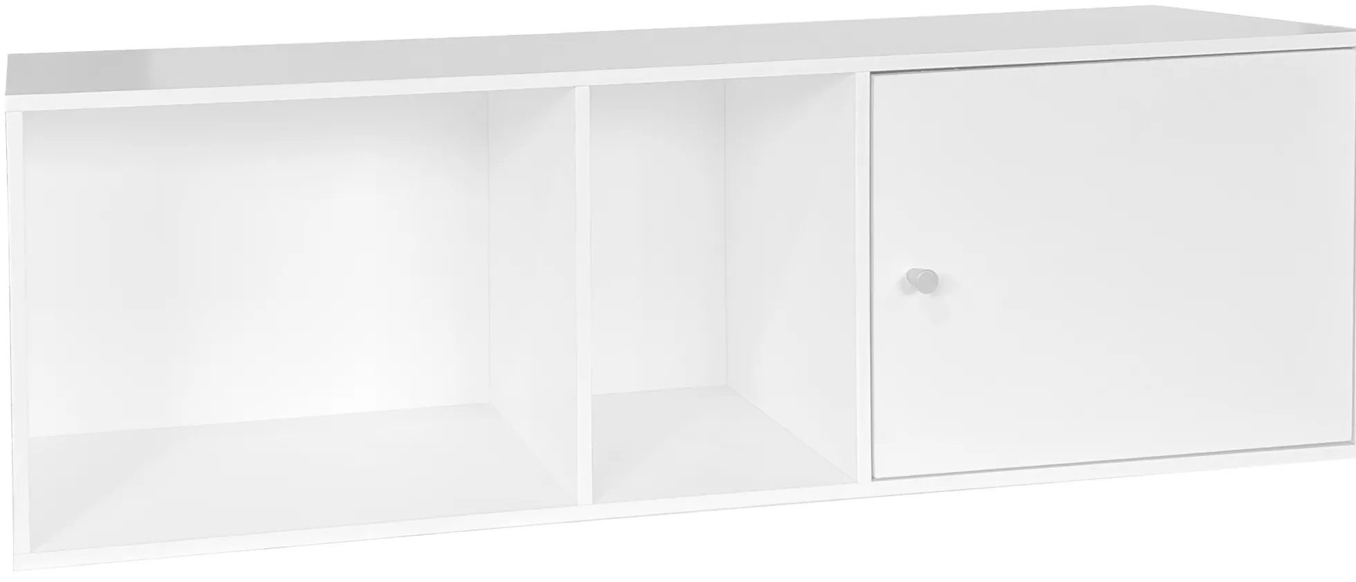 Drammen væghængt hvid 115x30x36cm