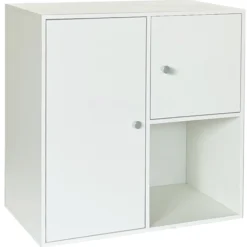 Drammen væghængt hvid 69,6x69,6x38cm