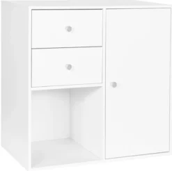 Drammen væghængt hvid 69,6x69,6x38cm