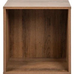 Drammen væghængt valnød 35,4x35,4x25cm