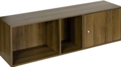 Drammen væghængt valnød 115x30x36cm