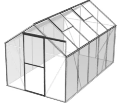 Drivhus poly sort 5,97m2