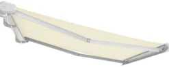Elektrisk markise lukket 400x300cm creme/hvid