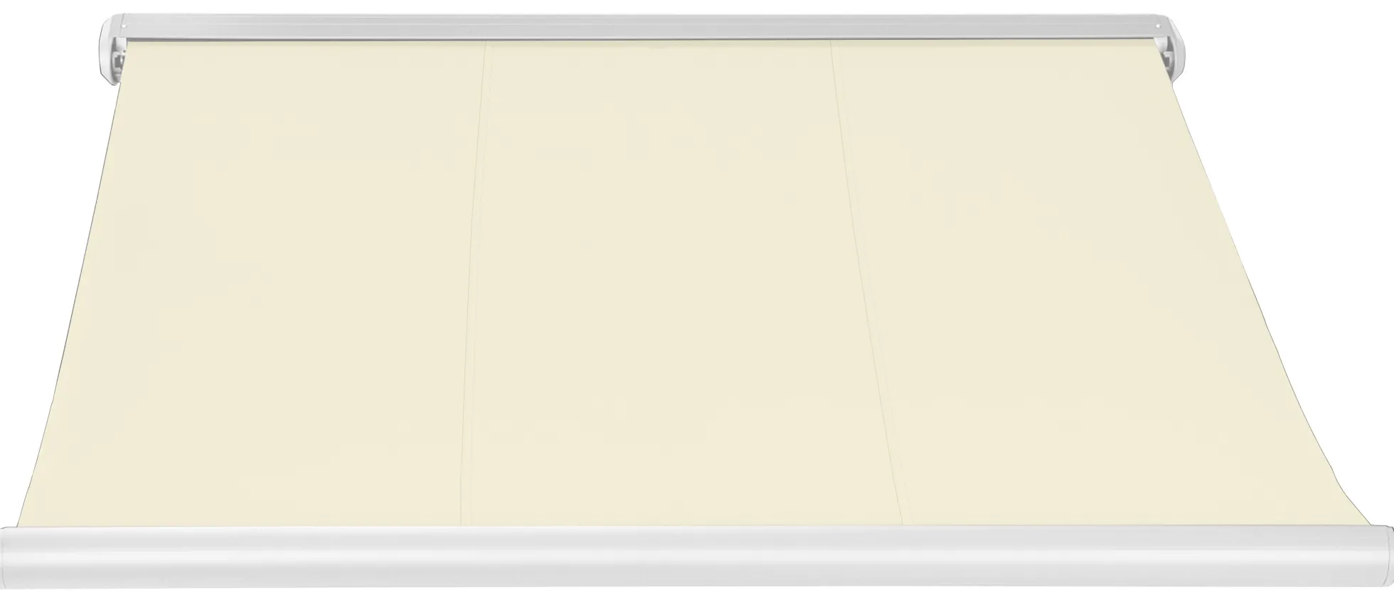 Elektrisk markise lukket 350x300cm creme/hvid