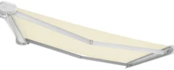 Elektrisk markise lukket 350x300cm creme/hvid