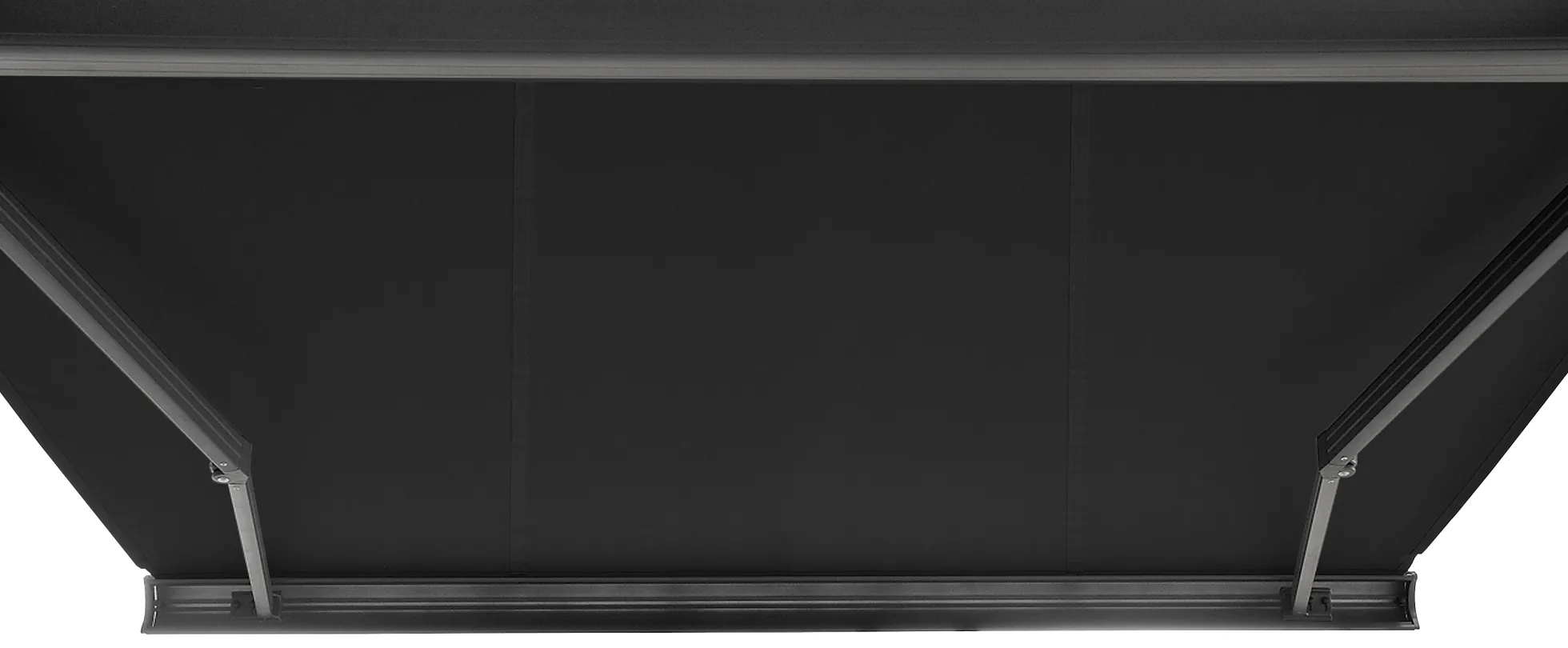 Elektrisk markise lukket 400x300cm sort/antracitgrå