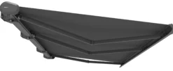 Elektrisk markise lukket 700x300cm antracitgrå/antracitgrå