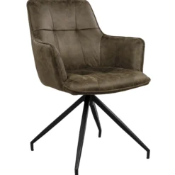 Elina med drejefunktion suede oliven