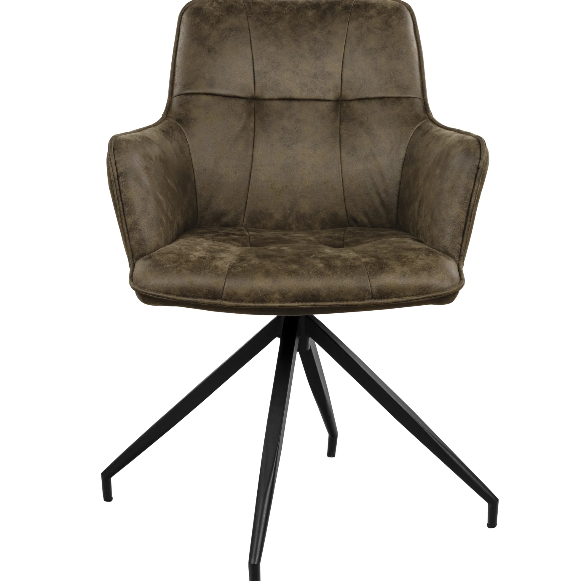 Elina med drejefunktion suede oliven