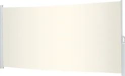 Essence læsejl lukket 400x160cm mesh creme/hvid