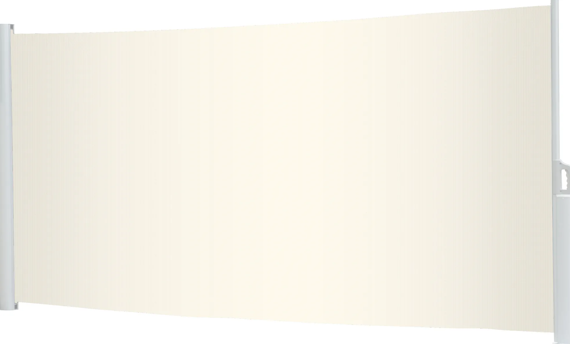Essence læsejl lukket 400x160cm mesh creme/hvid