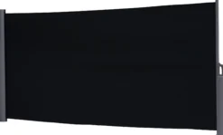 Essence læsejl lukket 400x140cm sort/antracitgrå