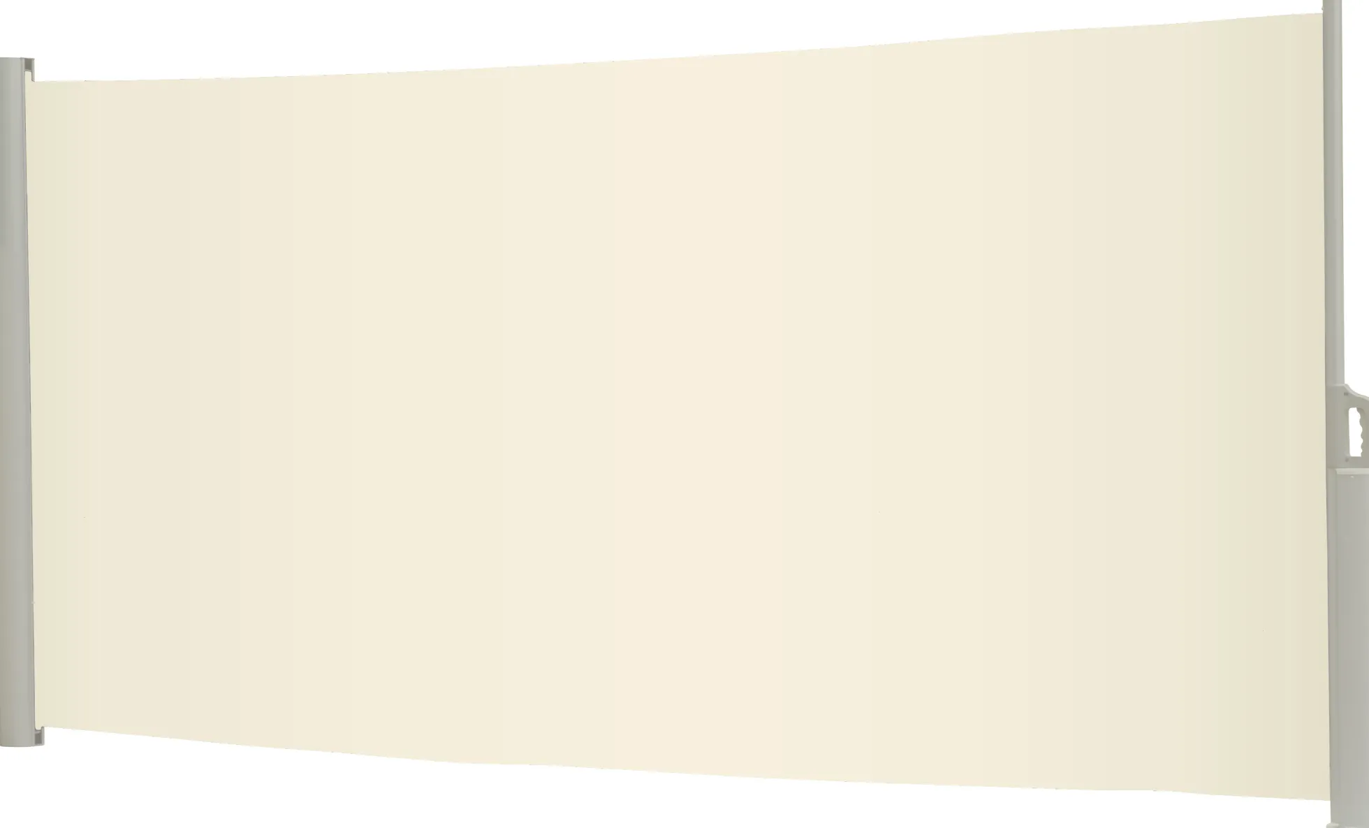 Essence læsejl lukket 600x160cm creme/hvid