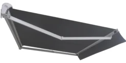 Essence åben elektrisk markise 300x250cm antracitgrå/hvid