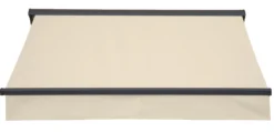 Essence åben elektrisk markise 300x250cm creme/antracitgrå