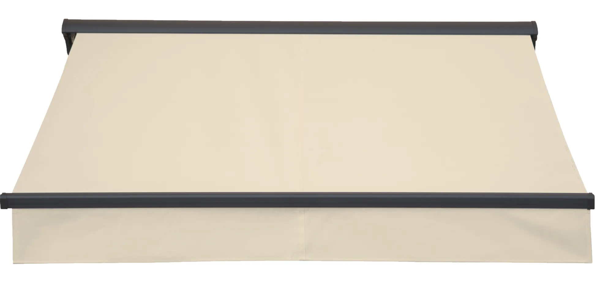 Essence åben elektrisk markise 300x250cm creme/antracitgrå