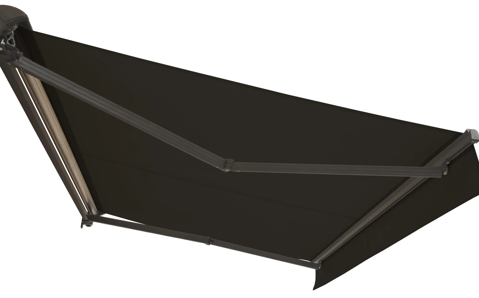 Essence åben elektrisk markise 350x300cm sort/antracitgrå