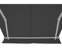Essence åben elektrisk markise 400x300cm antracitgrå/hvid