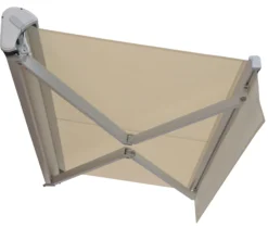 Essence åben elektrisk markise 400x300cm creme/hvid