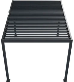 Essence elektrisk LED pergola med lameltag 400x300cm antracit